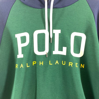 【中古品】【メンズ】 RALPH LAUREN ラルフローレン パーカー グリーンブルー メンズ Lサイズ 汚れ・毛の付着あり 145-260512-io-05-fuzh 万代Net店