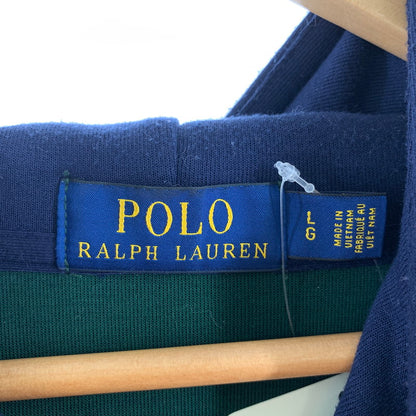 【中古品】【メンズ】 RALPH LAUREN ラルフローレン パーカー グリーンブルー メンズ Lサイズ 汚れ・毛の付着あり 145-260512-io-05-fuzh 万代Net店