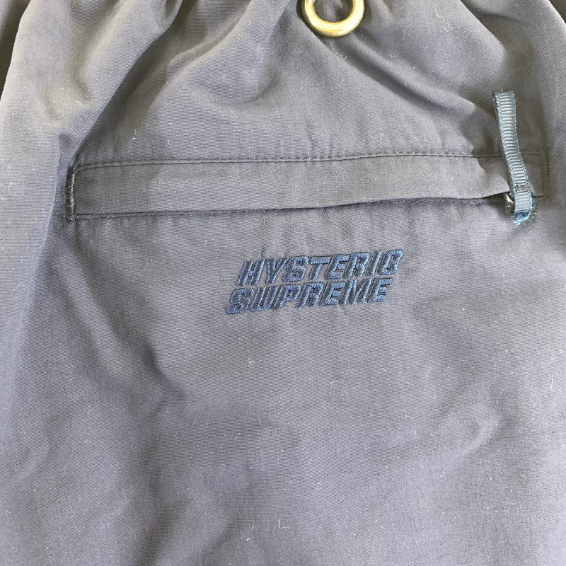 【中古品】【メンズ】 SUPREME×HYSTERIC GLAMOUR シュプリーム×ヒステリックグラマー 24AW TRACK PANTS トラックパンツ メンズ ネイビー Lサイズ 毛玉・毛の付着あり 149-260512-io-18-fuzh 万代Net店