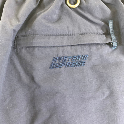 【中古品】【メンズ】 SUPREME×HYSTERIC GLAMOUR シュプリーム×ヒステリックグラマー 24AW TRACK PANTS トラックパンツ メンズ ネイビー Lサイズ 毛玉・毛の付着あり 149-260512-io-18-fuzh 万代Net店