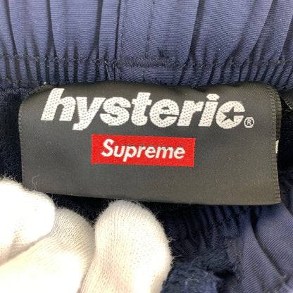 【中古品】【メンズ】 SUPREME×HYSTERIC GLAMOUR シュプリーム×ヒステリックグラマー 24AW TRACK PANTS トラックパンツ メンズ ネイビー Lサイズ 毛玉・毛の付着あり 149-260512-io-18-fuzh 万代Net店