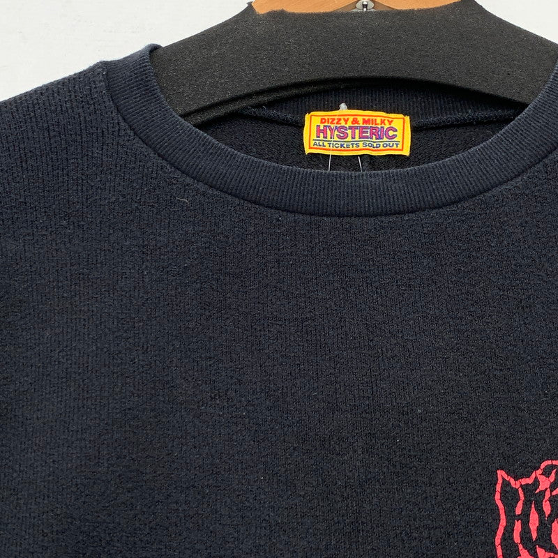 【中古品】【レディース】 HYSTERIC GLAMOUR HYS MONSTER ヒステリックグラマー ワンピース Tシャツ ブランド 古着 170-260523-gm-23-fuz サイズ：F カラー：ブラック 万代Net店