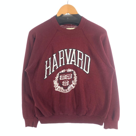 【中古品】【メンズ】 90s HARVARD SWEAT SHIRT 90年代 ハーバード スウェットシャツ カレッジスウェット ブランド 古着 145-260725-gm-23-fuzh サイズ：不明 カラー：ワイン 万代Net店