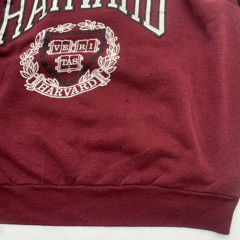 【中古品】【メンズ】 90s HARVARD SWEAT SHIRT 90年代 ハーバード スウェットシャツ カレッジスウェット ブランド 古着 145-260725-gm-23-fuzh サイズ：不明 カラー：ワイン 万代Net店