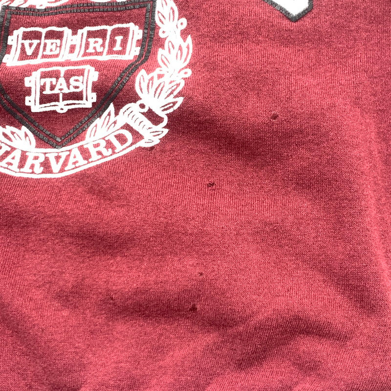 【中古品】【メンズ】 90s HARVARD SWEAT SHIRT 90年代 ハーバード スウェットシャツ カレッジスウェット ブランド 古着 145-260725-gm-23-fuzh サイズ：不明 カラー：ワイン 万代Net店