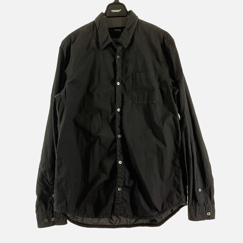 【中古品】【メンズ】 UNDERCOVER アンダーカバー UCA4402 長袖シャツ ブラック メンズ 3サイズ 毛の付着・白いスレあり 140-260512-io-12-fuzh 万代Net店