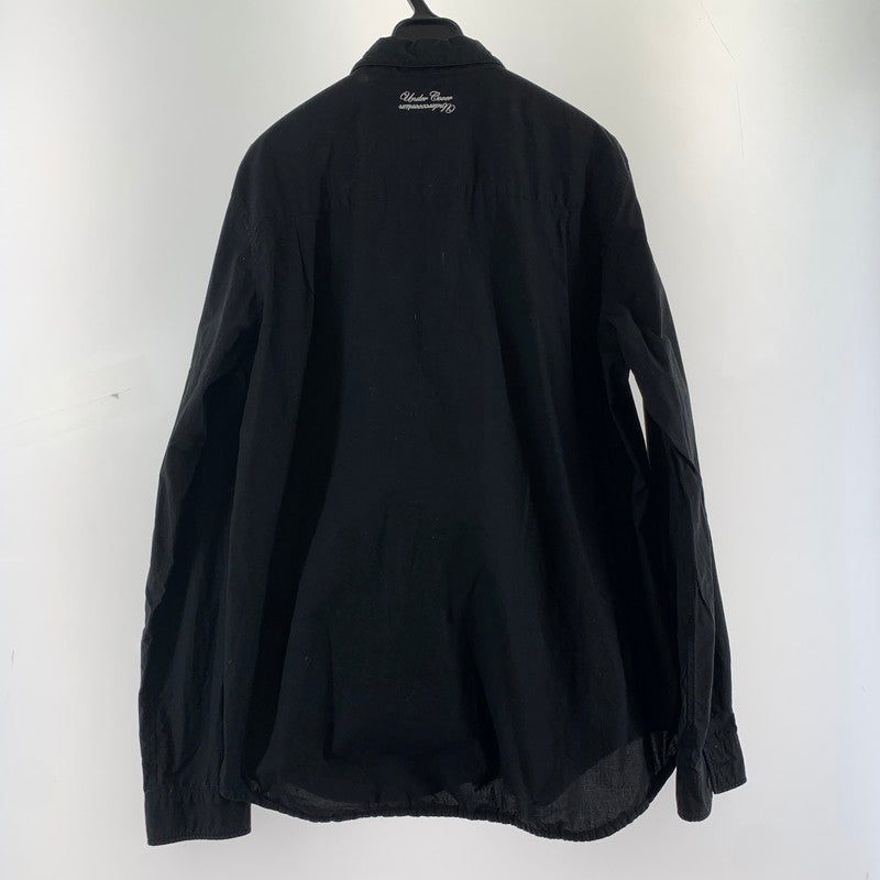 【中古品】【メンズ】 UNDERCOVER アンダーカバー UCA4402 長袖シャツ ブラック メンズ 3サイズ 毛の付着・白いスレあり 140-260512-io-12-fuzh 万代Net店