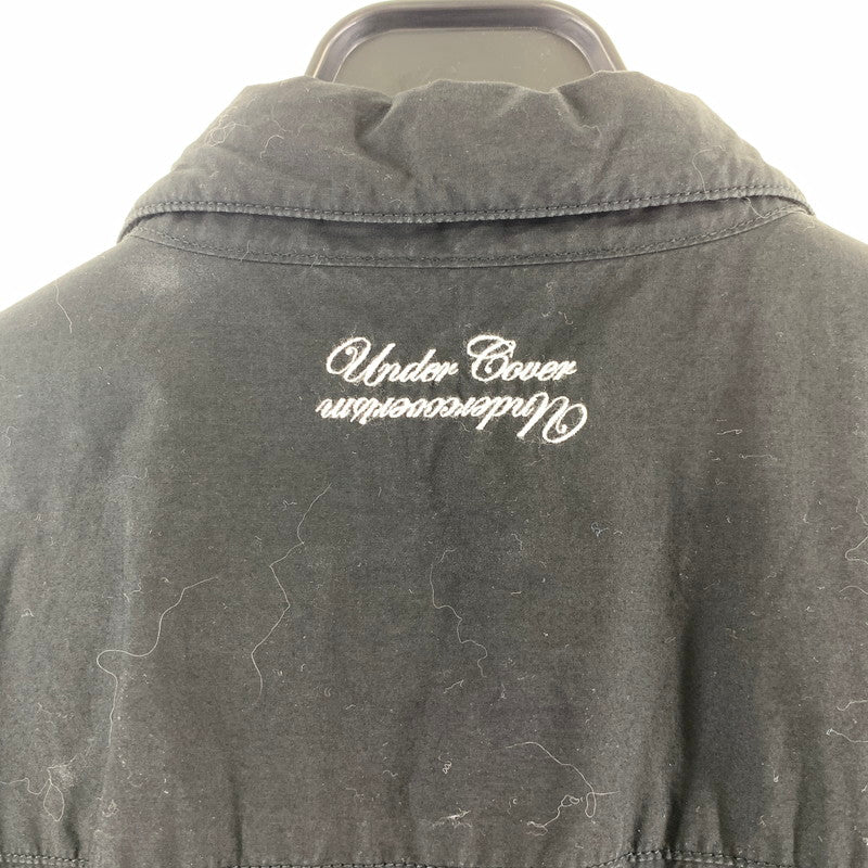 【中古品】【メンズ】 UNDERCOVER アンダーカバー UCA4402 長袖シャツ ブラック メンズ 3サイズ 毛の付着・白いスレあり 140-260512-io-12-fuzh 万代Net店