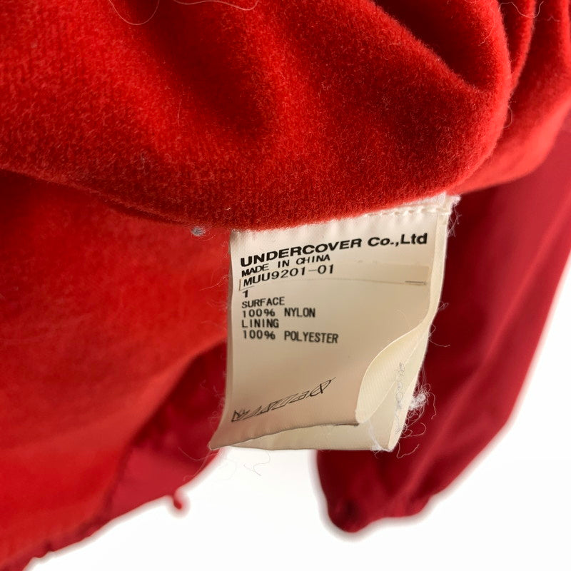【中古品】【メンズ】 UNDERCOVER アンダーカバー MUU9201-01 COACH JACKET コーチジャケット レッド メンズ 1サイズ 汚れ・ほつれ・毛の付着あり 140-260512-io-15-fuzh 万代Net店