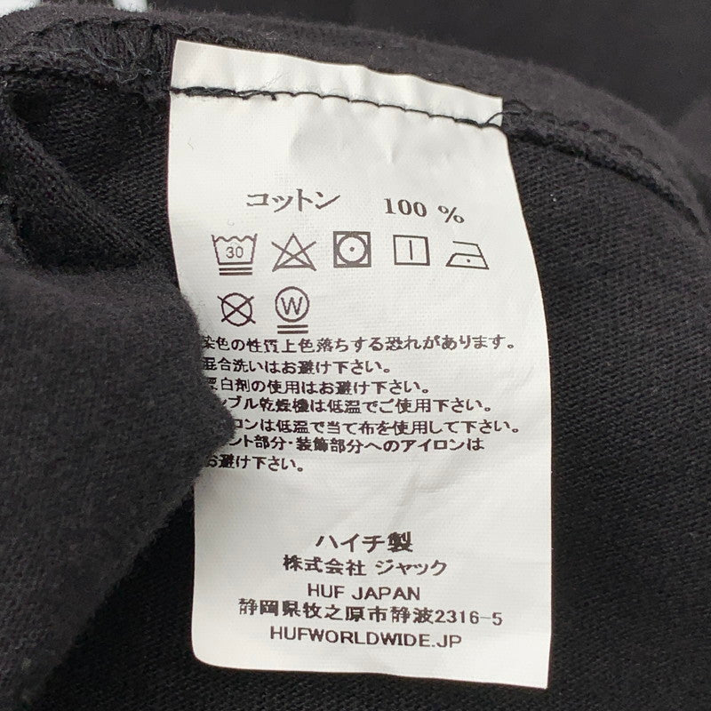 【中古品】【メンズ】 HUF×MARVEL 半袖Tシャツ ハフ×マーベル カットソー ブランド 古着 142-260524-gm-05-fuz サイズ：XL カラー：ブラック 万代Net店