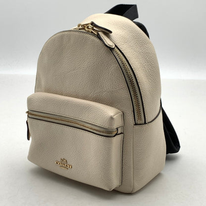 【中古品】【レディース】 COACH コーチ F38263 ミニバッグパック IVORY アイボリー ※汚れ有 カバン リュック 180-260715-io-16-fuzh 万代Net店