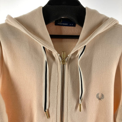 【中古品】【レディース】 FRED PERRY フレッドペリー パーカー SIZE:10 フルジップパーカー 170-260617-ky-04-fuzh カラー：クリーム 万代Net店