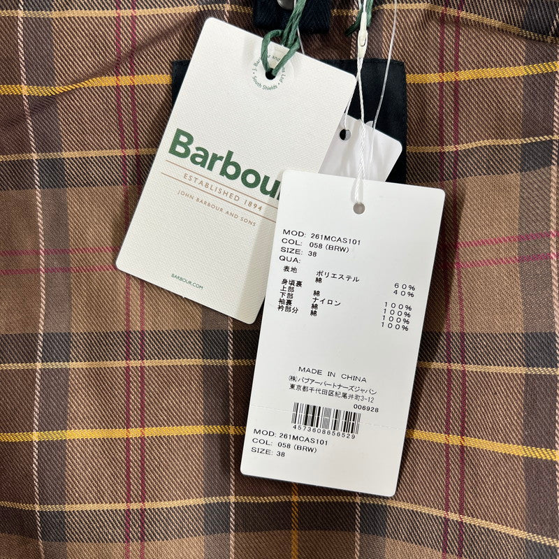 【中古美品】【メンズ】 Barbour バブアー 261MCAS101 BEDALE OS SLEAVE ビデイル オーエス スリーブ 141-260519-ky-05-fuzh サイズ：38 カラー：ブラウン 万代Net店