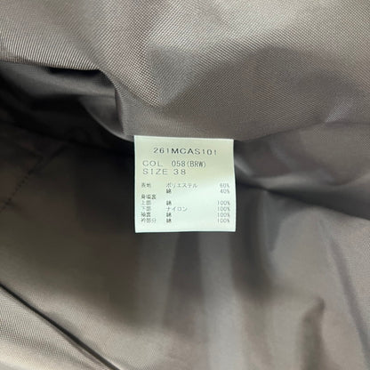 【中古美品】【メンズ】 Barbour バブアー 261MCAS101 BEDALE OS SLEAVE ビデイル オーエス スリーブ 141-260519-ky-05-fuzh サイズ：38 カラー：ブラウン 万代Net店