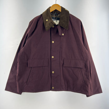 【中古美品】【メンズ】 BARBOUR バブアー 261MCAS102 BORROWDALE ボロウデイル ショートブルゾン 141-260519-ky-04-fuzh サイズ：40 カラー：ワイン 万代Net店
