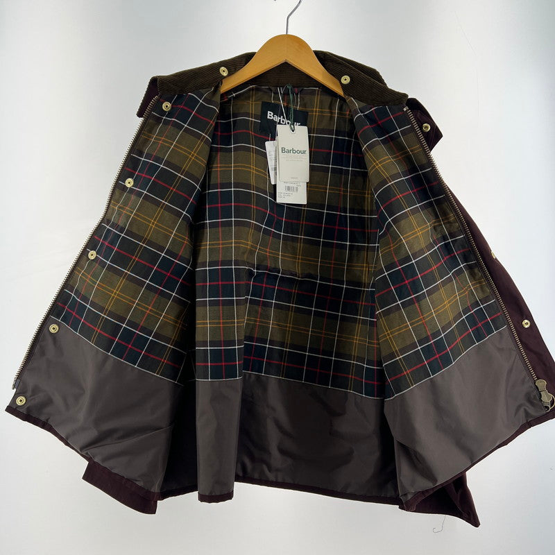 【中古美品】【メンズ】 BARBOUR バブアー 261MCAS102 BORROWDALE ボロウデイル ショートブルゾン 141-260519-ky-04-fuzh サイズ：40 カラー：ワイン 万代Net店