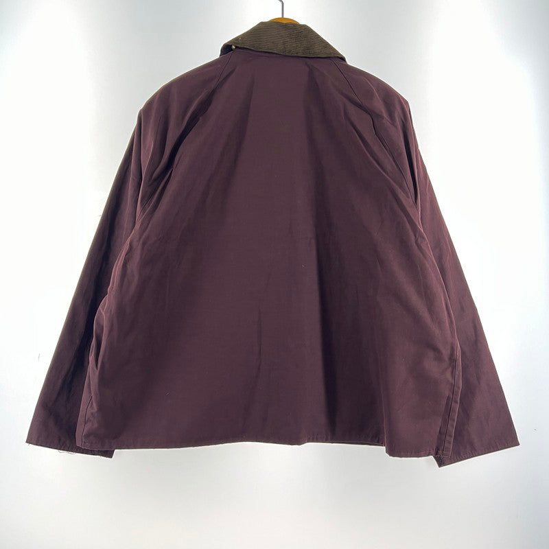 【中古美品】【メンズ】 BARBOUR バブアー 261MCAS102 BORROWDALE ボロウデイル ショートブルゾン 141-260519-ky-04-fuzh サイズ：40 カラー：ワイン 万代Net店