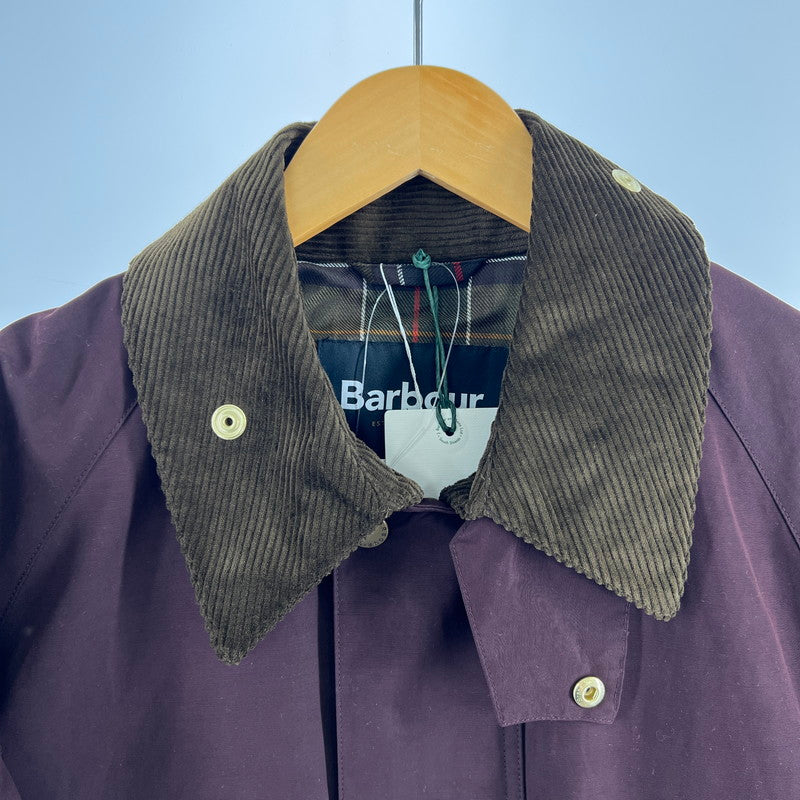 【中古美品】【メンズ】 BARBOUR バブアー 261MCAS102 BORROWDALE ボロウデイル ショートブルゾン 141-260519-ky-04-fuzh サイズ：40 カラー：ワイン 万代Net店