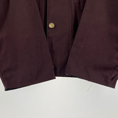 【中古美品】【メンズ】 BARBOUR バブアー 261MCAS102 BORROWDALE ボロウデイル ショートブルゾン 141-260519-ky-04-fuzh サイズ：40 カラー：ワイン 万代Net店