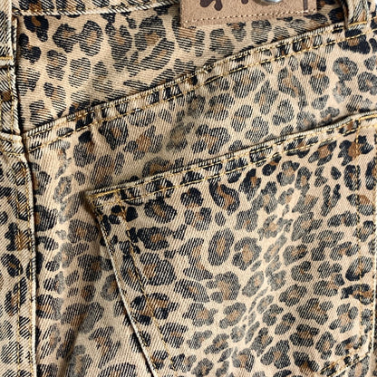 【中古品】【メンズ】 STUSSY 25SS NEW CLASSIC JEANS DENIM LEOPARD ステューシー ニュークラシックジーンズ デニムパンツ ボトムス ブランド 古着 153-260614-gm-22-fuz サイズ：30 カラー：ブラウン 万代Net店