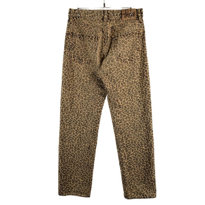 【中古品】【メンズ】 STUSSY 25SS NEW CLASSIC JEANS DENIM LEOPARD ステューシー ニュークラシックジーンズ デニムパンツ ボトムス ブランド 古着 153-260614-gm-22-fuz サイズ：30 カラー：ブラウン 万代Net店