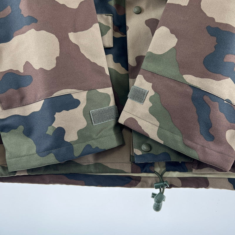 【中古品】【メンズ】 USED ユーズド VTN FRENCH ARMY NYLON JACKET フランス軍 カモ柄 ナイロンジャケット 145-260519-ky-01-fuzh サイズ：L カラー：カーキ 万代Net店
