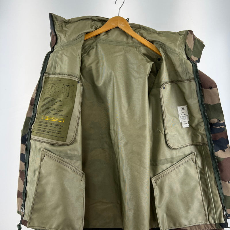 【中古品】【メンズ】 USED ユーズド VTN FRENCH ARMY NYLON JACKET フランス軍 カモ柄 ナイロンジャケット 145-260519-ky-01-fuzh サイズ：L カラー：カーキ 万代Net店