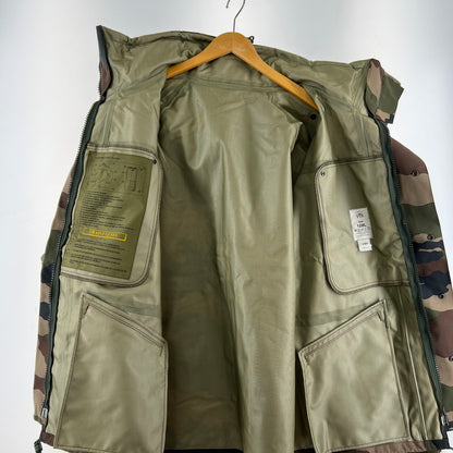 【中古品】【メンズ】 USED ユーズド VTN FRENCH ARMY NYLON JACKET フランス軍 カモ柄 ナイロンジャケット 145-260519-ky-01-fuzh サイズ：L カラー：カーキ 万代Net店