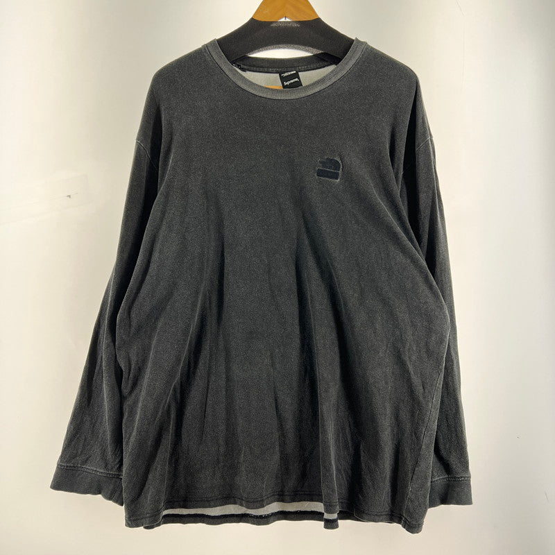 【中古品】【メンズ】 SUPREME×THE NORTH FACE シュプリーム ×ノースフェイス PIGMENT PRINTED LS TOP Tシャツ 149-260519-ky-03-fuzh サイズ：XXL カラー：グレー 万代Net店