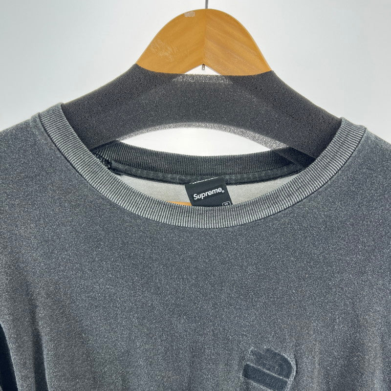 【中古品】【メンズ】 SUPREME×THE NORTH FACE シュプリーム ×ノースフェイス PIGMENT PRINTED LS TOP Tシャツ 149-260519-ky-03-fuzh サイズ：XXL カラー：グレー 万代Net店