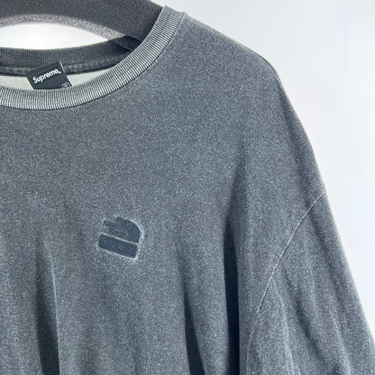 【中古品】【メンズ】 SUPREME×THE NORTH FACE シュプリーム ×ノースフェイス PIGMENT PRINTED LS TOP Tシャツ 149-260519-ky-03-fuzh サイズ：XXL カラー：グレー 万代Net店