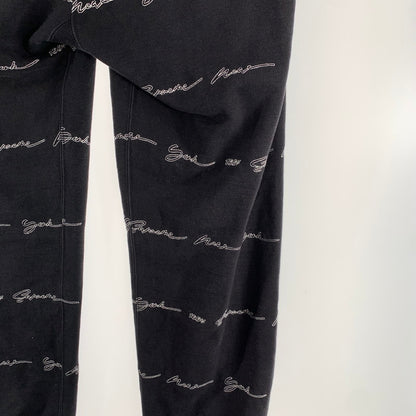 【中古品】【メンズ】 SUPREME シュプリーム SCRIPT STIPE SWEATPANTS スクリプト ストライプ スウェットパンツ メンズ Lサイズ ブラック 149-260517-io-05-fuzh 万代Net店