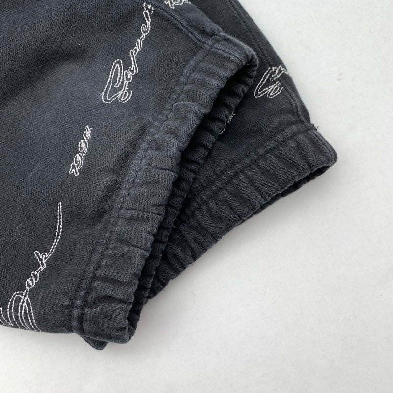 【中古品】【メンズ】 SUPREME シュプリーム SCRIPT STIPE SWEATPANTS スクリプト ストライプ スウェットパンツ メンズ Lサイズ ブラック 149-260517-io-05-fuzh 万代Net店