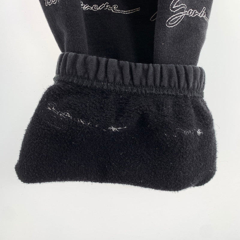 【中古品】【メンズ】 SUPREME シュプリーム SCRIPT STIPE SWEATPANTS スクリプト ストライプ スウェットパンツ メンズ Lサイズ ブラック 149-260517-io-05-fuzh 万代Net店