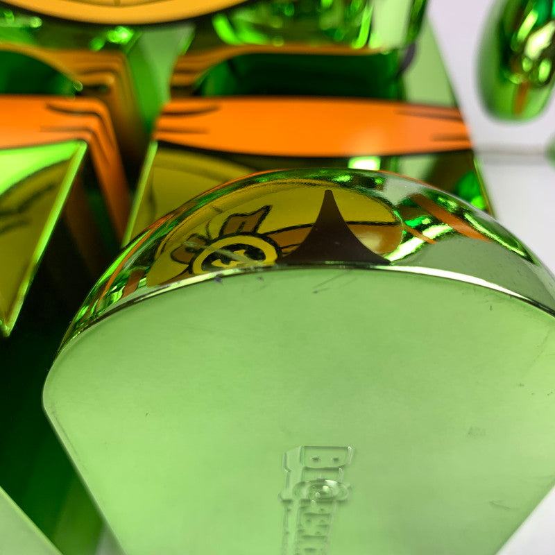 【中古品】 現状渡し品 BE@RBRICK MICHELANGELO CHROME Ver. 1000％ ベアブリック ミケランジェロ クロームメッキ 本体のみ 足裏にキズあり 055-260512-io-27-fuzh 万代Net店