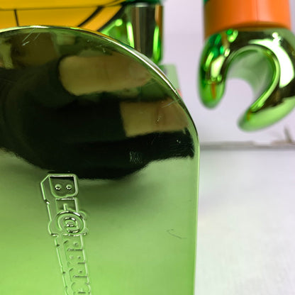 【中古品】 現状渡し品 BE@RBRICK MICHELANGELO CHROME Ver. 1000％ ベアブリック ミケランジェロ クロームメッキ 本体のみ 足裏にキズあり 055-260512-io-27-fuzh 万代Net店
