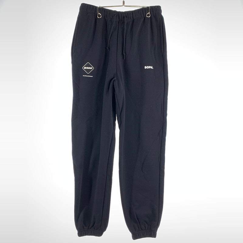 【中古美品】【メンズ】 F.C.REAL BRISTOL エフシー レアル ブリストル EMBLEM SWEAT PANTS エンブレム スウェット パンツ メンズ Sサイズ ブラック 153-260516-io-02-fuzh 万代Net店