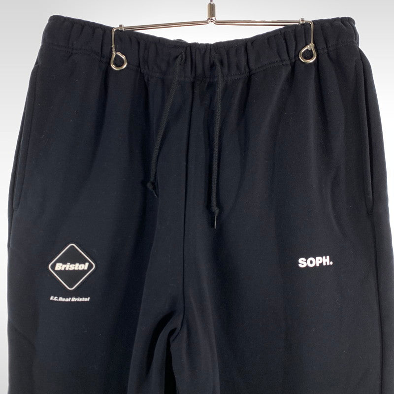 【中古美品】【メンズ】 F.C.REAL BRISTOL エフシー レアル ブリストル EMBLEM SWEAT PANTS エンブレム スウェット パンツ メンズ Sサイズ ブラック 153-260516-io-02-fuzh 万代Net店