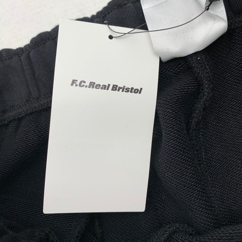 【中古美品】【メンズ】 F.C.REAL BRISTOL エフシー レアル ブリストル EMBLEM SWEAT PANTS エンブレム スウェット パンツ メンズ Sサイズ ブラック 153-260516-io-02-fuzh 万代Net店