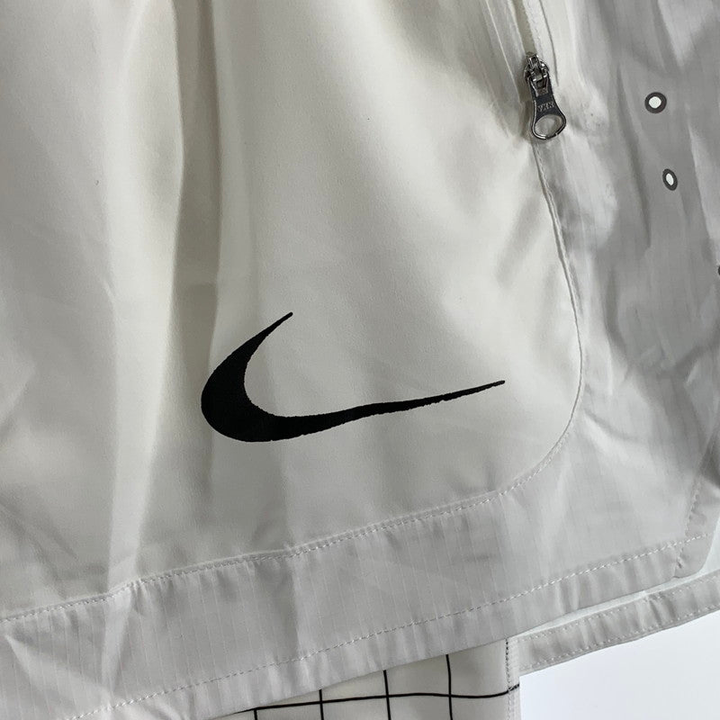 【中古美品】【メンズ】 OFF WHITE×NIKE U NRG SHORT オフホワイト×ナイキ NRG ショートパンツ ハーフパンツ ボトムス ブランド 古着 153-260614-gm-07-fuz サイズ：L カラー：ホワイト 万代Net店