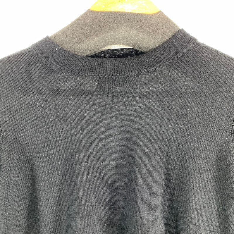 【中古品】【メンズ】 STONE ISLAND ストーンアイランド CREWNECK KNIT クルーネック ニット セーター メンズ Sサイズ ブラック 141-260516-io-03-fuzh 万代Net店