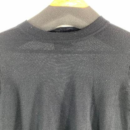 【中古品】【メンズ】 STONE ISLAND ストーンアイランド CREWNECK KNIT クルーネック ニット セーター メンズ Sサイズ ブラック 141-260516-io-03-fuzh 万代Net店