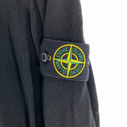 【中古品】【メンズ】 STONE ISLAND ストーンアイランド CREWNECK KNIT クルーネック ニット セーター メンズ Sサイズ ブラック 141-260516-io-03-fuzh 万代Net店