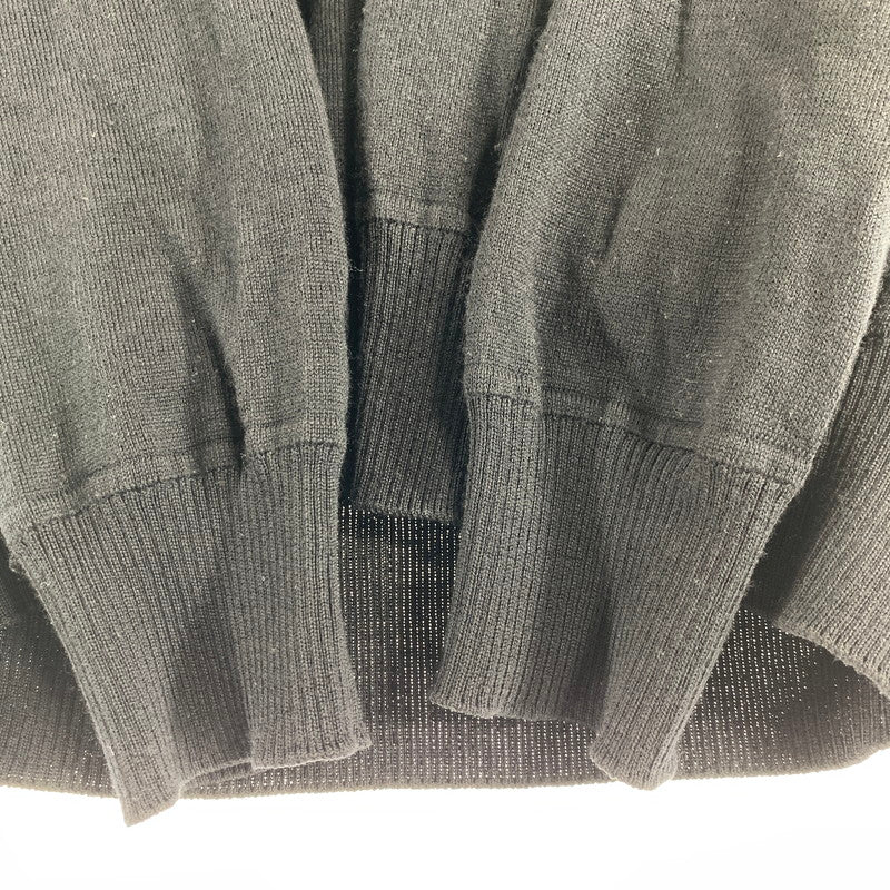 【中古品】【メンズ】 STONE ISLAND ストーンアイランド CREWNECK KNIT クルーネック ニット セーター メンズ Sサイズ ブラック 141-260516-io-03-fuzh 万代Net店
