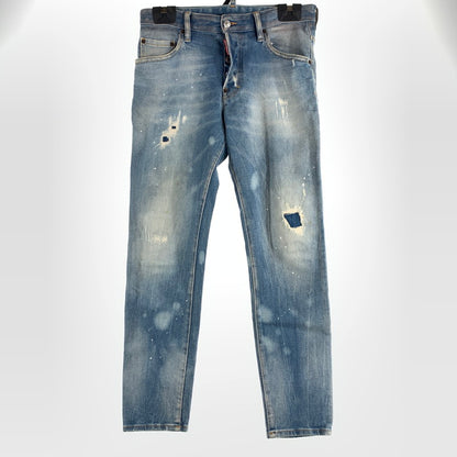 【中古品】【メンズ】 DSQUARED2 ディースクエアード2 SKATER JEANS スケーター ジーンズ パンツ デニム ダメージ メンズ 46サイズ 152-260516-io-01-fuzh 万代Net店