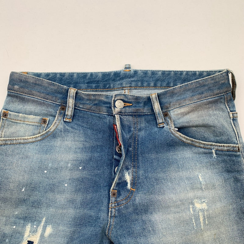 【中古品】【メンズ】 DSQUARED2 ディースクエアード2 SKATER JEANS スケーター ジーンズ パンツ デニム ダメージ メンズ 46サイズ 152-260516-io-01-fuzh 万代Net店
