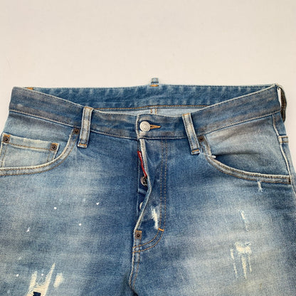 【中古品】【メンズ】 DSQUARED2 ディースクエアード2 SKATER JEANS スケーター ジーンズ パンツ デニム ダメージ メンズ 46サイズ 152-260516-io-01-fuzh 万代Net店