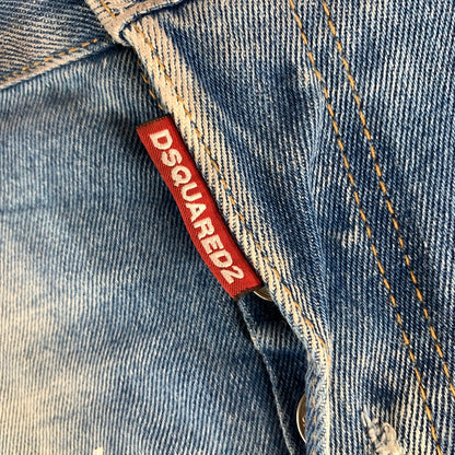 【中古品】【メンズ】 DSQUARED2 ディースクエアード2 SKATER JEANS スケーター ジーンズ パンツ デニム ダメージ メンズ 46サイズ 152-260516-io-01-fuzh 万代Net店
