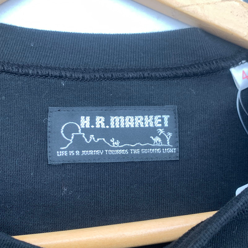 【中古美品】【メンズ】 H.R.MARKET ハリウッドランチマーケット 長袖Tシャツ カットソー ブランド 古着 145-260725-gm-25-fuzh サイズ：XL カラー：ブラック 万代Net店