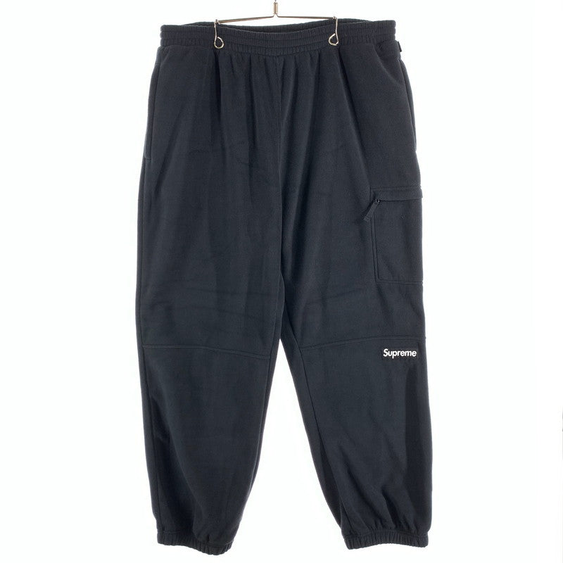 【中古品】【メンズ】 SUPREME POLARTEC PANT 25FW シュプリーム ポーラテックパンツ フリースパンツ ボトムス ブランド 古着 149-260614-gm-21-fuz サイズ：XL カラー：ブラック 万代Net店